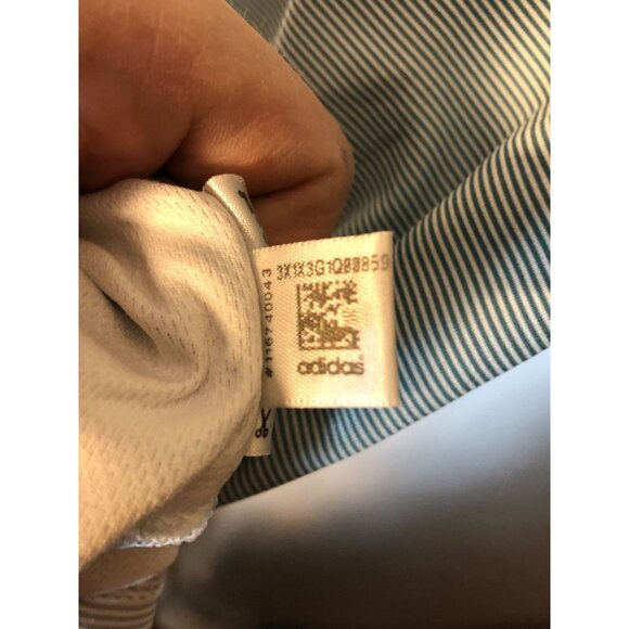 Adidas Mens Polo Shirt ClimaCool Gradient Small Lightweight Golf Activewear Teal - Picture 6 of 8